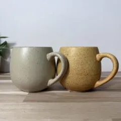 【新品・限定品】美濃焼　陶器 マグカップ 2個セット