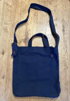 Polo Ralph Lauren ネイビー トートショルダーバッグ 2way