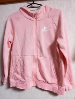 NIKE ピンク フルジップパーカー Lサイズ