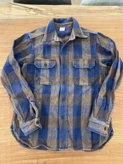 【日本製】　warehouseネルシャツ 白タグ