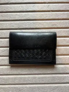 Bottega Veneta ブラック 二つ折り財布 (VINTAGE)