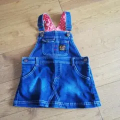 デニム　ジャンパースカート