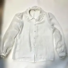 ブラウス　白　セレモニー　130サイズ