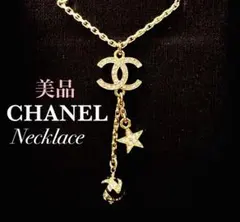 格安！ CHANEL 正規品 ネックレス ラインストーンココマーク ロゴのサムネイル