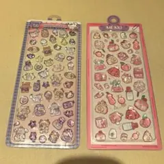 ボンボンドロップシール　ぷっくりシール　3Dシール