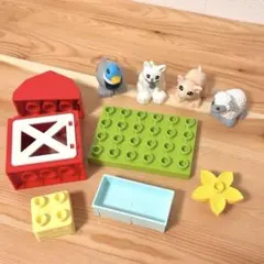 【美品】LEGOデュプロ　ぼくじょうのどうぶつたち(10949) 動物4体