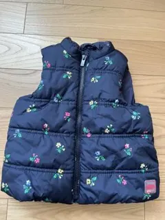 baby GAP 花柄ダウンベスト 95センチ2歳　ベビー
