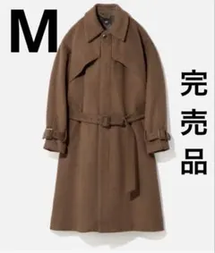 HARE NEOフラシベルトウールコート ブラウンのサムネイル