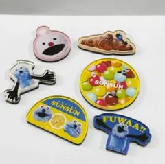 バ*ン様 パペットスンスン　キャラマグネッツ　マグネット 6個セット