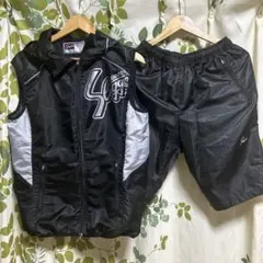 Slugger ナイロンジャケット （L）パンツ（O）セット アップ　ブラック