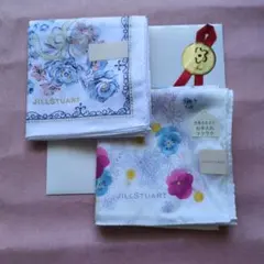 JILLSTUART 花柄ハンカチ 2枚セット