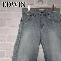 エドウィン　デニム　ハーフパンツ　ライトブルー ストレート　カジュアル　シンプル