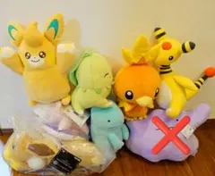 ポケモン　ぬいぐるみ　7点セット　イーブイ　ヤドン　バラ売り&組み合わせ変更可