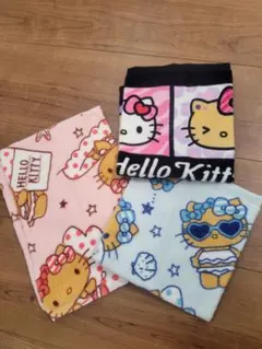 新品未使用　アベイル　日焼けキティ　フェイスタオル　ハンドタオル　3枚　サンリオ