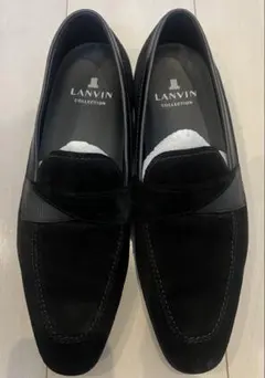 LANVIN コレクション黒スエード ビジネスシューズのサムネイル
