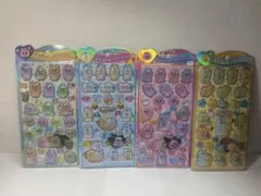 【正規品】うるちゅるポップシール おぱんちゅうさぎ　んぽちゃむ 4枚セット