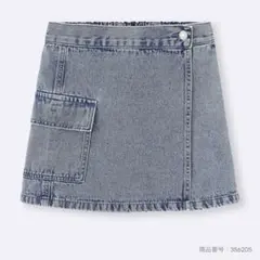 GU デニムショートパンツ　150㎝