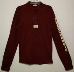 アバクロンビー＆フィッチコットンニット ヘンリーネック プルオーバー 綿 ニット