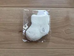 ホワイト ベビー靴下 約10cm