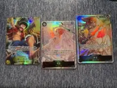 ワンピースカード　神の島の冒険　ナミSRパラレル.SR ルフィsec