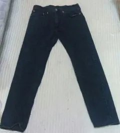 Levi's 505 デニム W34 L32 後染めブラックジーンズ