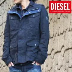 ラス１☆新品! DIESEL メンズM-65  コットンブルゾンジャケット M