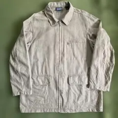 90s DKNY リネン×コットンワークジャケット　Ｌのサムネイル