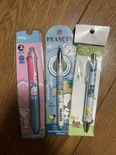 フリクションボールペン＆PEANUTS シャープペンシルセット