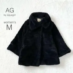 【エージーバイアクアガール】ボアジャケット 7分袖 もこもこ 大人可愛い 防寒