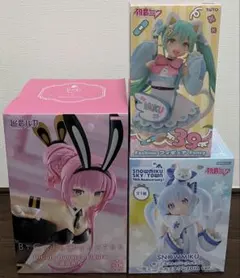 初音ミク&巡音ルカフィギュアセット　全3種