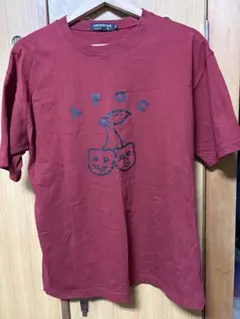 APIECEOFCAKE Tシャツ バ一ガンディ 古着