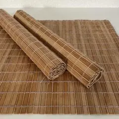 【SALE】 ナチュラル 竹製ランチョンマット 3枚セット
