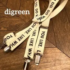 digreen レタリングサスペンダー　韓国子供服