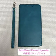 ★EastWave iPhone12proMax 手帳型フリップケース