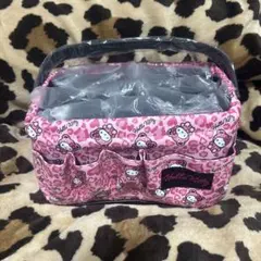 サンリオ Hello Kitty アベイル 仕切り付き収納ケース ヒョウ柄
