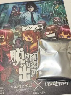 scrap レトルト　謎解き　参加者特典　アクリルキーホルダー　フライヤー付き