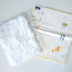 ミキハウス　mikihouse　ガーゼバスポンチョ　ガーゼタオル