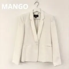 MANGO ジャケット　アイボリー　XSサイズ　レディース