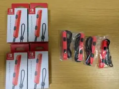 Nintendo Switch ジョイコンストラップ　ネオンレッド4個　箱付き