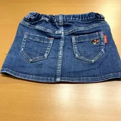 ミキハウス　ダブルビー　スカート　デニム　90