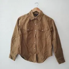 BANANA REPUBLIC 長袖シャツ XS ブラウン