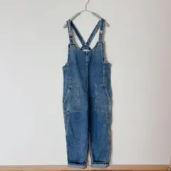 ZARA ザラ　デニムオーバーオール　サロペット　レディース　L ゆったりサイズ