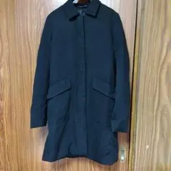 レディース　ブラック ステンカラーダウンコート　セオリー　M