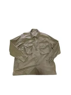 ル*ク様 GU オリーブグリーン ミリタリーシャツ