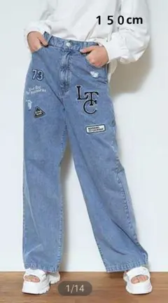 ラブトキシック　ワッペンデニムパンツ