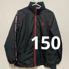 New Balance ジャケット ウインドブレーカー　ブラック/レッド　150