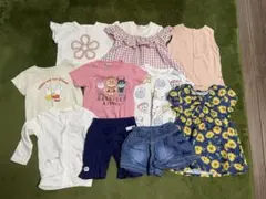 保育園着 夏 半袖 ズボン 10点セット 女の子