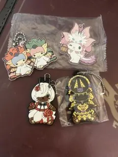 モンハン　モンスターハンター　MH ラバーマスコット　4個セット