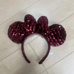 ミッキー型スパンコールカチューシャ