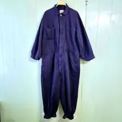 RNA 藍染 M インディゴ つなぎ オールインワン ジャンプスーツ ブルー